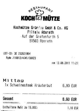 hwbg Hffner Kochmtze Restaurant